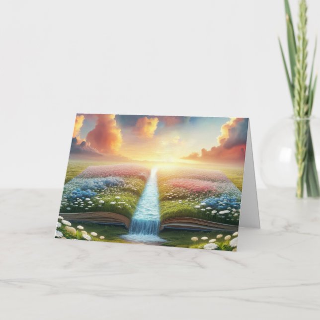 Sympathy Meadow och Brook Bok Kort (Framsida)