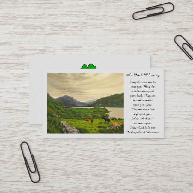 Sympathy Memorial Bild Prayer Card Visitkort (Fram/Back In Situ)