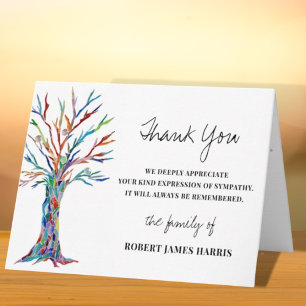 Sympathy Memorial Funeral Tack Kort