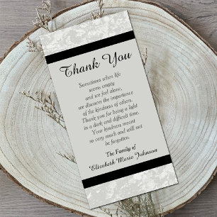 Sympathy Memorial Tack Photo Card - Classic Kort
