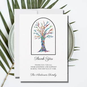 Sympathy Memorial Tack Photo Card Kort