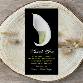 Sympathy Memorial Tack Photo Card - Lily Kort