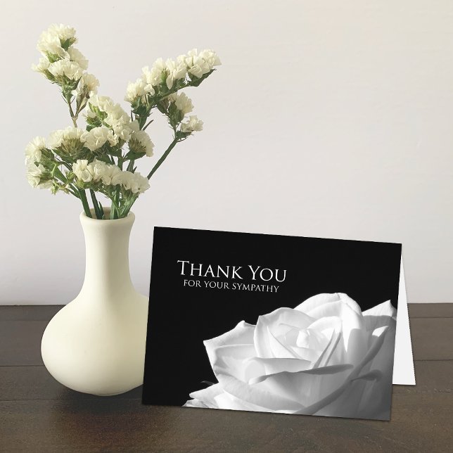 Sympathy Memorial Tackkort Card - Ro (Skapare uppladdad)