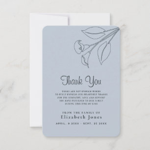 Sympathy Memory Flower Tack Kort
