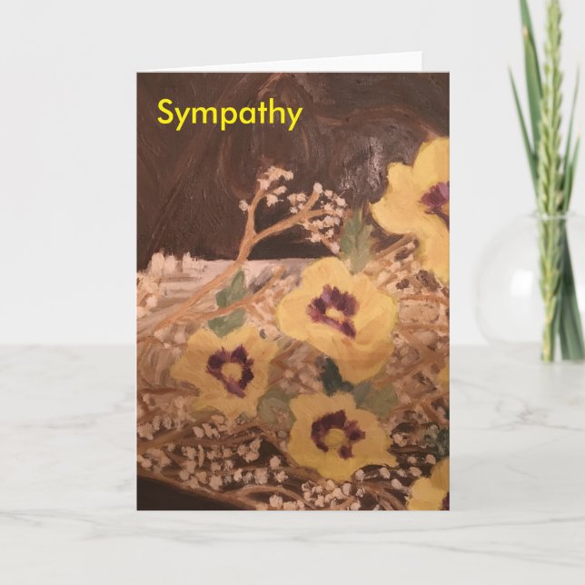 Sympathy Memory Internal hälsning Card Kort (Framsida)