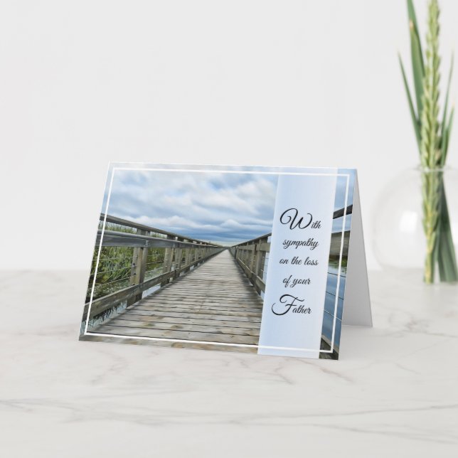 Sympathy on the Loss of Your Father Card Kort (Framsida)