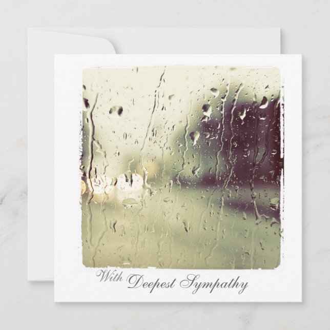 Sympathy Photo Card Kort (Framsida)