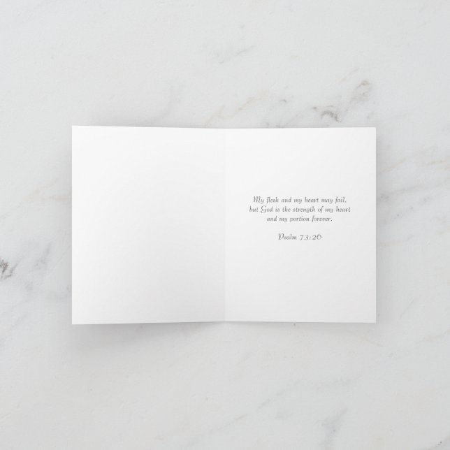 Sympathy Scripting Card Tack Kort (Inuti)
