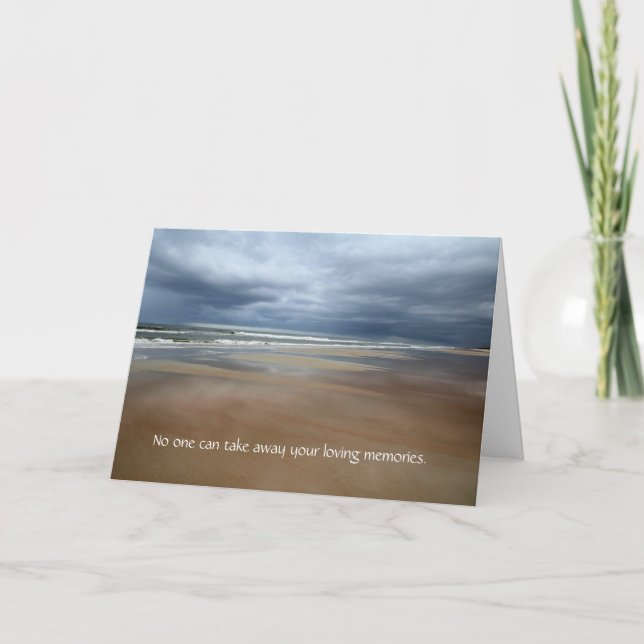 Sympathy Storm Clouds Card Kort (Framsida)