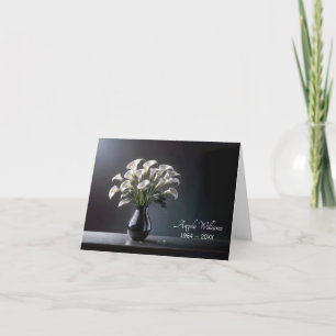 Sympathy Tack Calla Lily Bouquet Kort