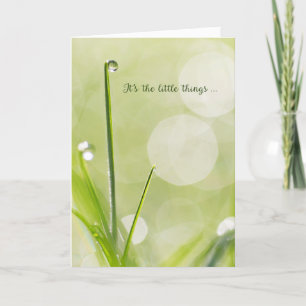 Sympathy Tack - DewDrop on a Blade of Grass Kort