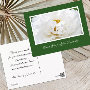 Sympathy Tack Postcard Vykort