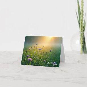 Sympathy Tack WildblommFält Kort
