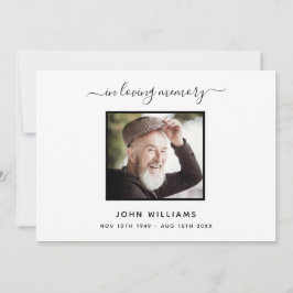 Sympathy white guld tack för fotot kort