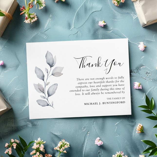 Sympathy Winter Foliage Photo - tackkort Tack Kort (Skapare uppladdad)