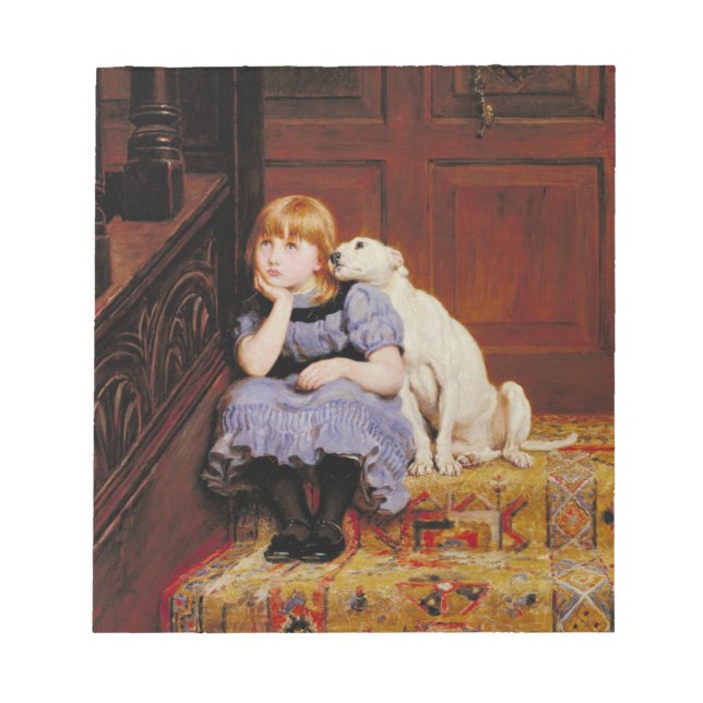 Sympati (av Briton Riviere) Anteckningsblock (Framsida)