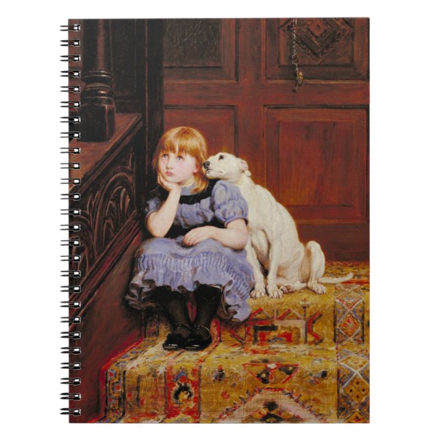 Sympati (av Briton Riviere) Anteckningsbok (Framsidan)