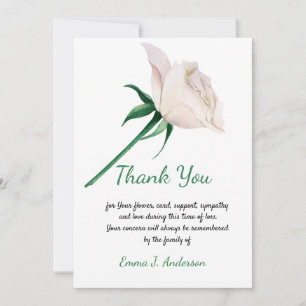 Sympati Bereavement Watercolor Beige Ro Tack Kort