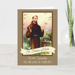 Sympati daltar St Francis av Assisi Kort