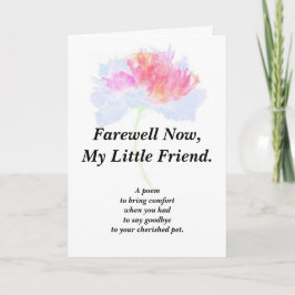 Sympati Dikt Pet-mappat kort