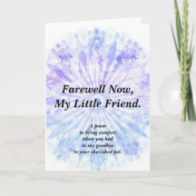 Sympati Dikt Pet-mappat kort