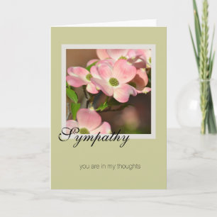 Sympati Dogwood Flowers Kort