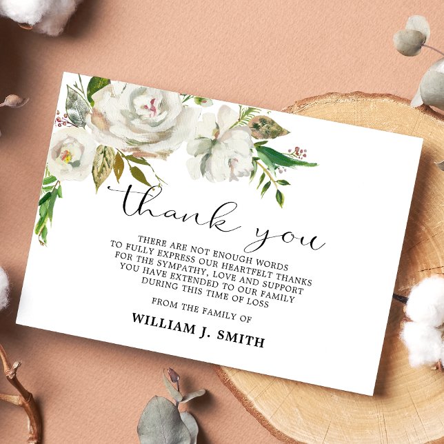 Sympati Flower Vit ros TACK | FOTO (Skapare uppladdad)