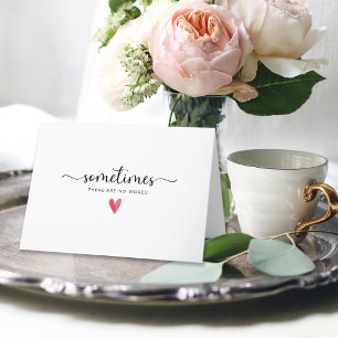 Sympati för att tänka på dig kort