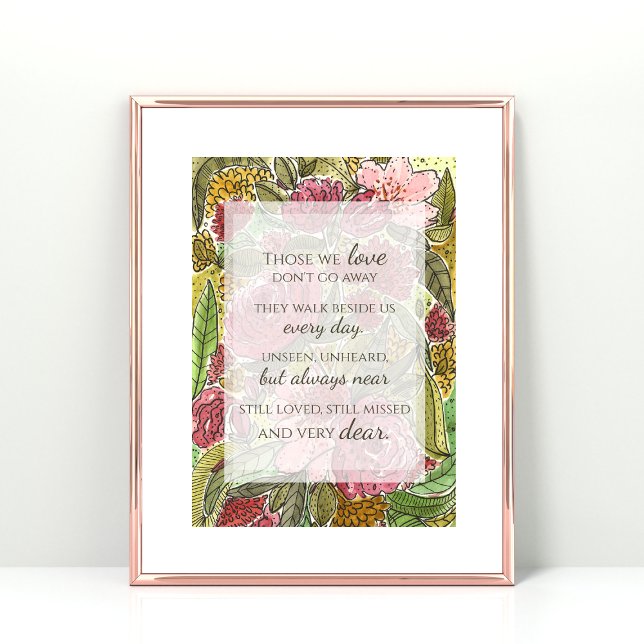 Sympati för Blommigt av vattenfärg i minnet (Skapare uppladdad)