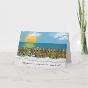 sympati för cykel och stängsel kort