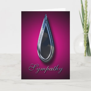 Sympati för ditt förlustkort   Med sympati Kort