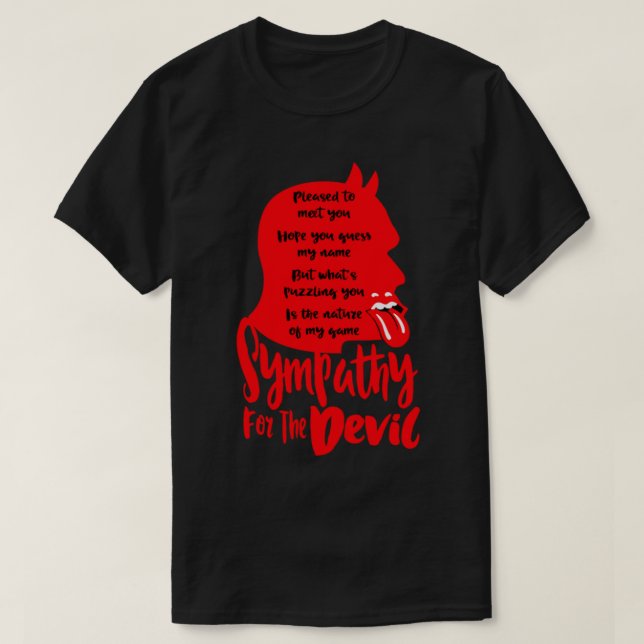 Sympati för Djävulen T-Shirt (Design framsida)