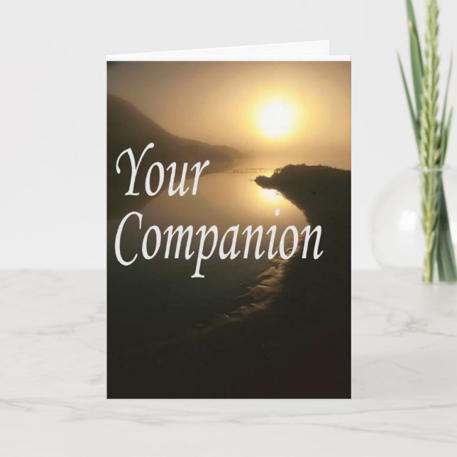 Sympati för förlust av hund kort (Framsida)