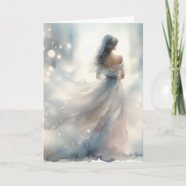 Sympati (förlust av dotter) kort (Framsida)