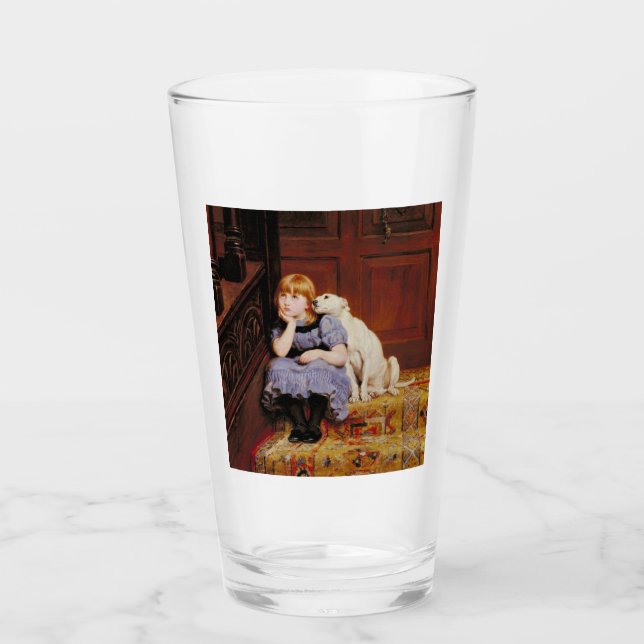 Sympati (från Briton Riviere) Glaskopp (Framsida)