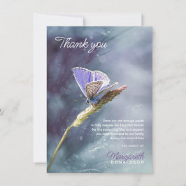 Sympati Funeral TACK Butterfly Lila