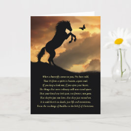 Sympati Gliserande förlust av förlorad ena häst Kort