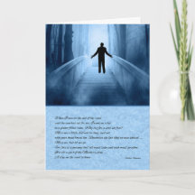 Sympati Himmelsk Bridge Male Silhouette i Blue