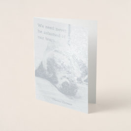 Sympati Hund Folierat Kort