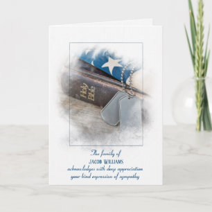 Sympati-Hundbrickor och bibelkort Kort