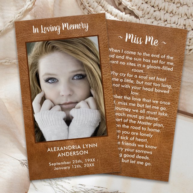 Sympati-läder för funktionellt memoriakort visitkort (Skapare uppladdad)