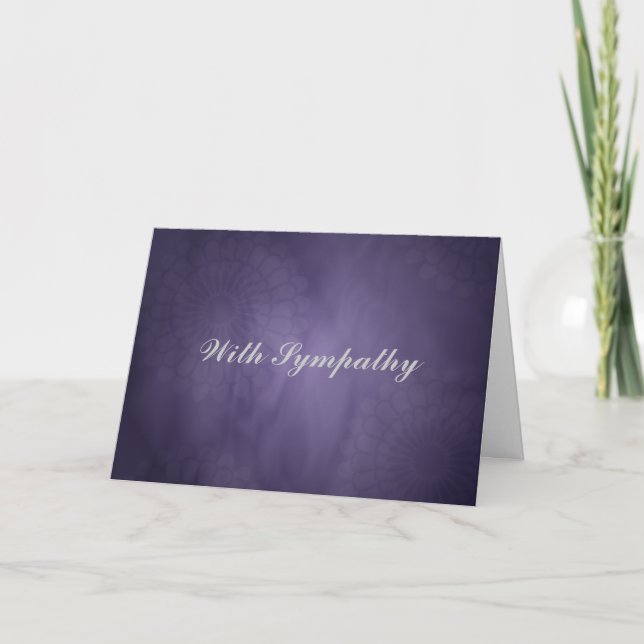 Sympati Lila Card Kort (Framsida)