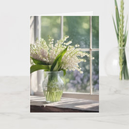 Sympati Lily of the Valley Bouquet Kort