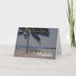 Sympati Mahalo från familjen Tack Kort