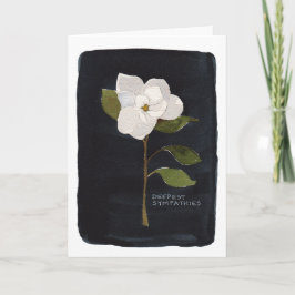 Sympati-mappat kort med blomma 2