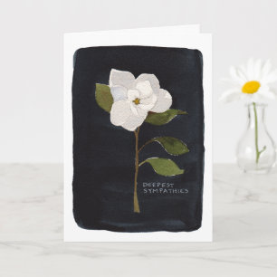 Sympati-mappat kort med blomma 2