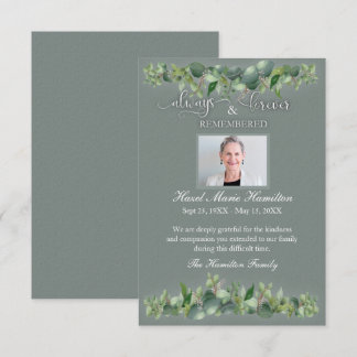 Sympati Memorial Alltid för den person som kommer