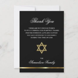 Sympati Memorial Jewish Star Guld PHOTO Tack