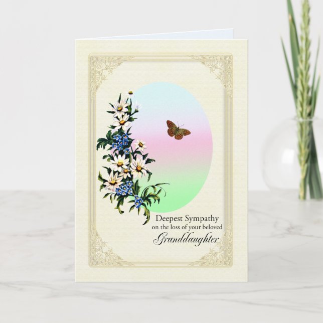 Sympati på förlust av dotterdotter kort (Framsida)