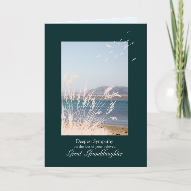Sympati på förlust av dotterdotter kort (Framsida)